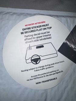 Head Trip Preferred Parking Pass