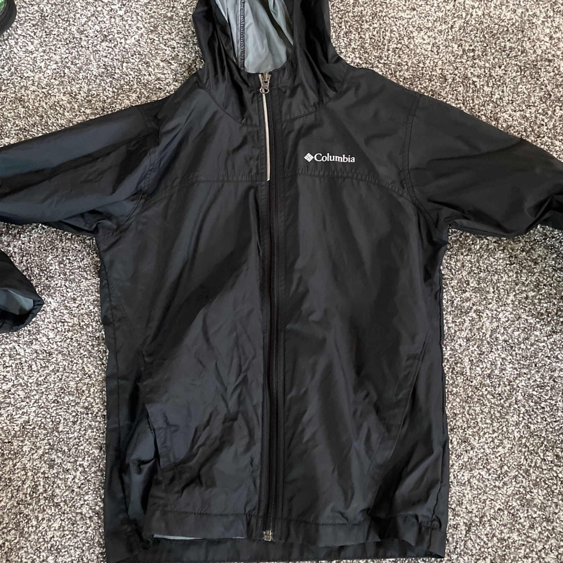 Black Columbia Rain Jacket