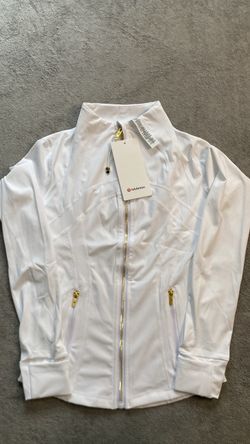 Lululemon White Define Jacket size 4