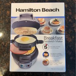 Hamilton Beach Breakfast Sandwich Maker - Brand New, Still in Box