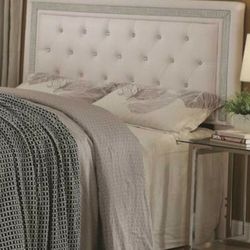 Clearance Diamond Leather bed