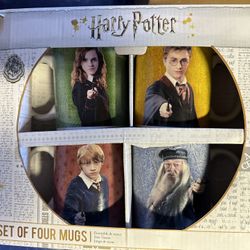 Harry Potter Mugs (set Of 4)