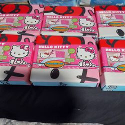 Hello Kitty Twin Sheets And Pillow Case Sets 6 Sets