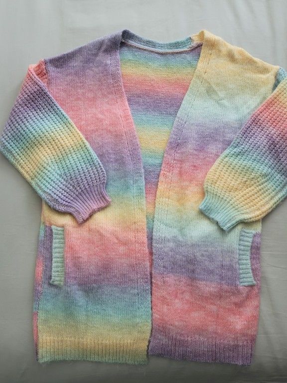 Women's Rainbow Sweater Size Large