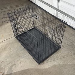 Large Kennel 36x22x22 Foldable With Removable Divider