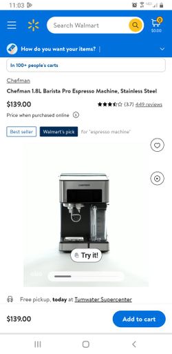 Chefman Barista Pro Espresso Machine
