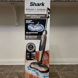 Shark steamer and scrubber
