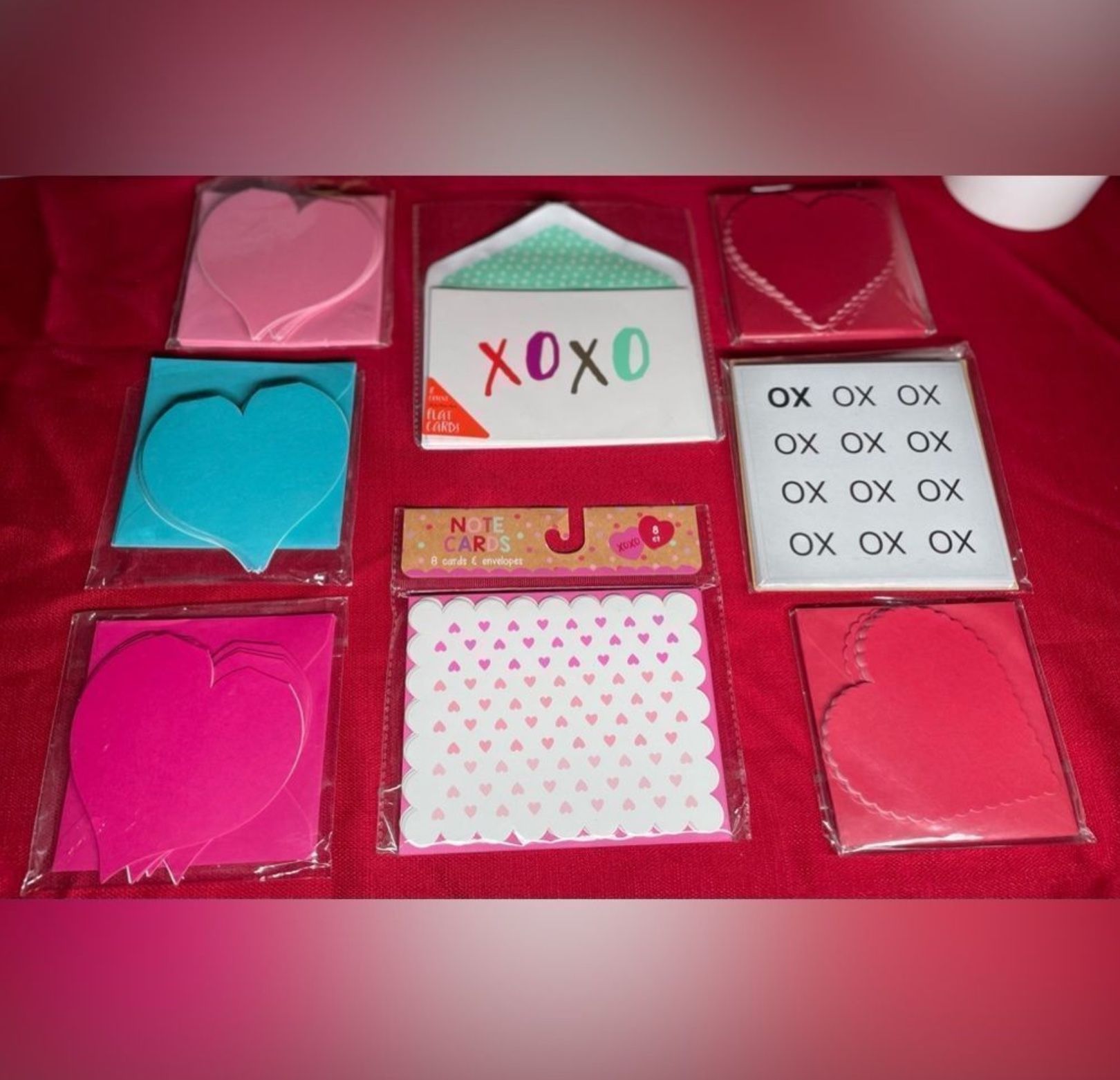 60+ NEW “Love Notes” Envelopes & Cards 7 Styles Bundle NWT