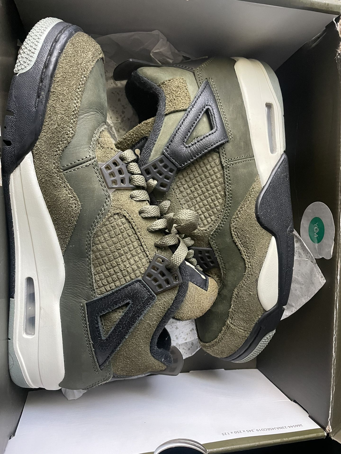 Air Jordan 4 Retro Olive 9.5
