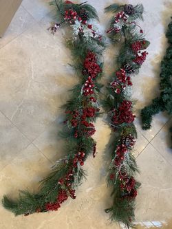 2 Christmas Garlands NEW 