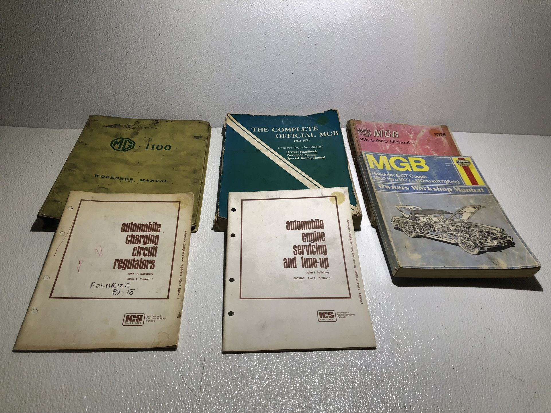 MG/MGB Workshop/Repair/Service Manuals - Used