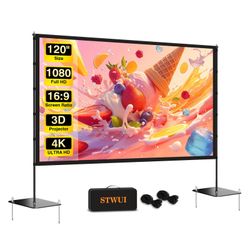 Movie projector screen