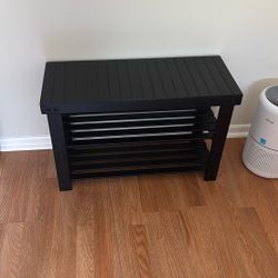 Entryway Shoe Table GUC Needs Cleaning But Looks Great 