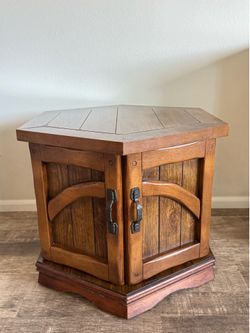 Vintage 1970’s Hexagon Side Table