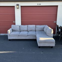 Gray sectional Couch