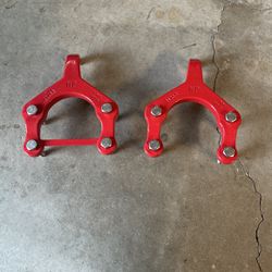 Red Jeep Front Tow Hooks (pair)