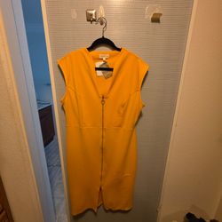 Mustard dress