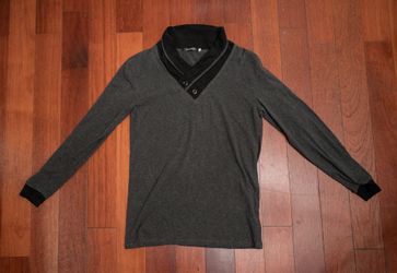Shawl Collar Long Sleeve Men’s Small