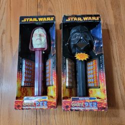 Giant Size Star Wars Pez Dispensers 2005