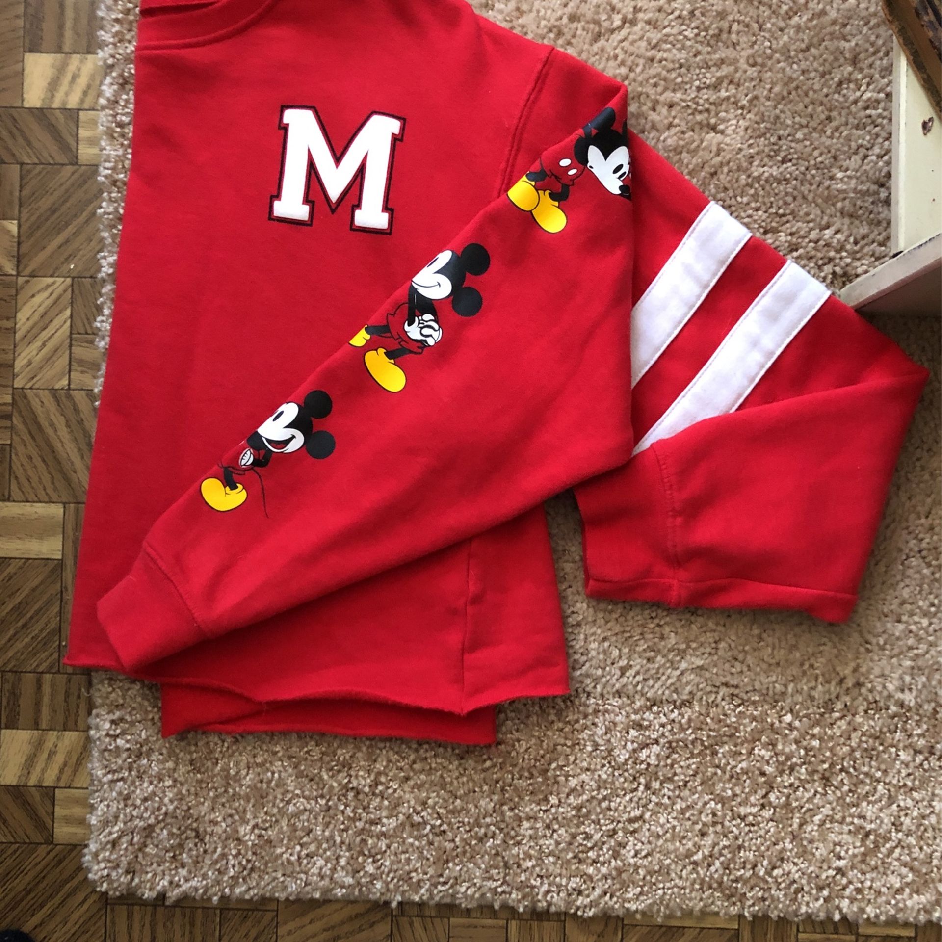 Disney Crop Soft Sweatshirt, Lg. Like New