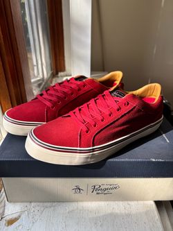 Original Penguin Low-Top Suede Sneakers