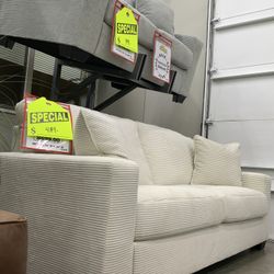 2pc Sofa & Loveseat 