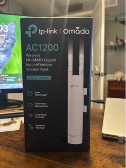 TP Link Wireless AC 1200 MU MIMO Indoor/Outdoor Access Point