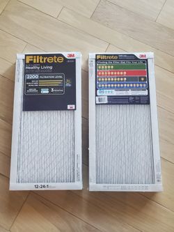 4 Total 12x24x1 Filtrete Filters  3m