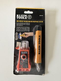 Klein Tools Digital Non-Contact Voltage and GFCI Receptacle Test Kit