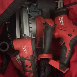 Milwaukee Tools Bundle For Sale Does Not Include Batteries 