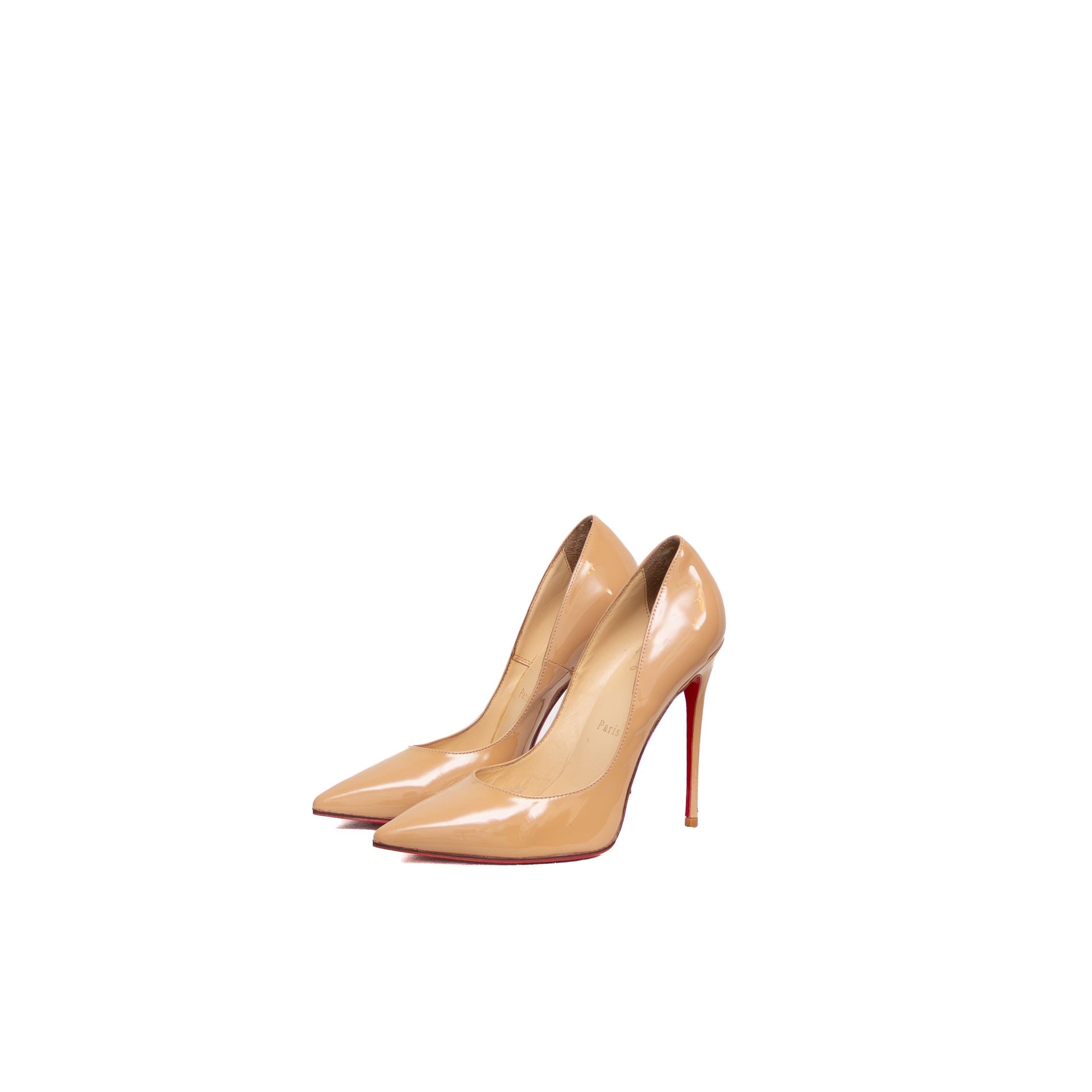 Christian Louboutin Pigalle Follies Patent Leather Pump Heels Size US 8