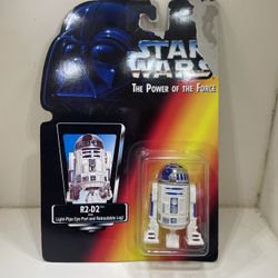 STAR WARS The Power of the Force R2-D2 Action Figure 1995 Kenner Red Card NEW