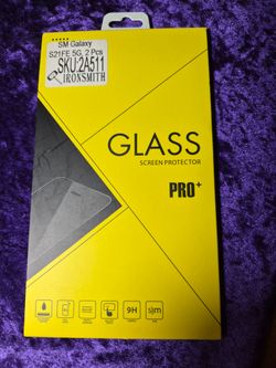 2 Pack Tempered Glass Samsung Galaxy S21 FE Screen Protectors