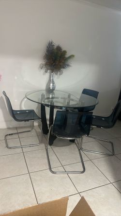 Table and chairs