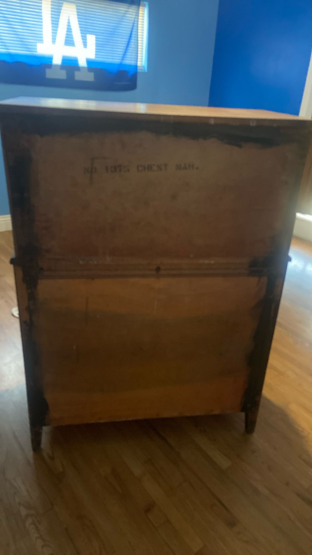 Antique Mahogany 5 Drawer Dresser