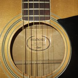 Acoustic Guitar Made By Guild Madeira