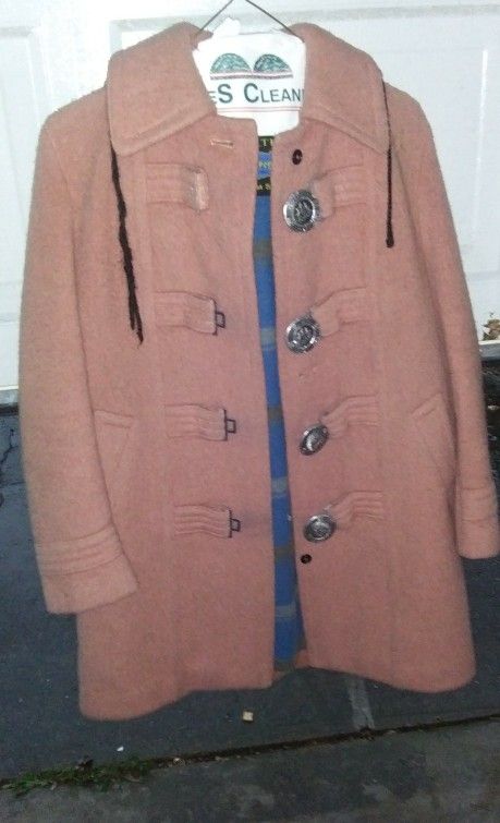 Double breasted button down Winter coat