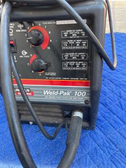 Welding Lincoln weld pack 100HD