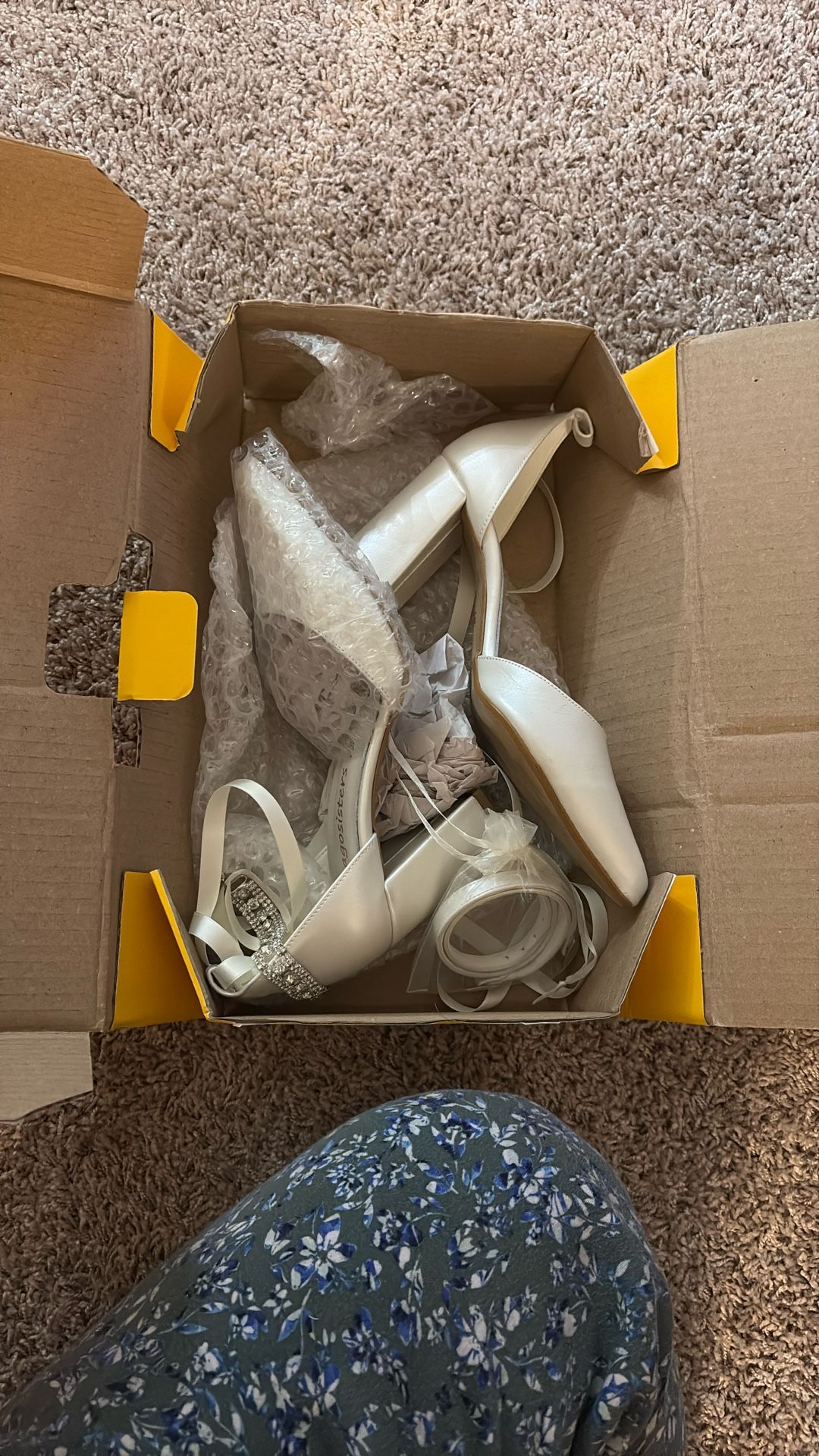 Wedding Heels - Block Heel
