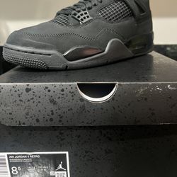 Jordan 4 Black Cat Size 8.5 / 10w