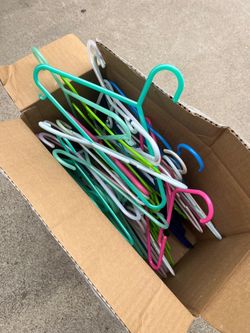 Kids plastic hangers