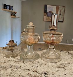 3 Old lamps
