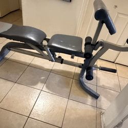 Marcy Heavy Duty Adjustable Bench with Leg Extension and Preacher Curl