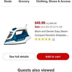 BLACK+DECKER Easy Steam Compact Iron