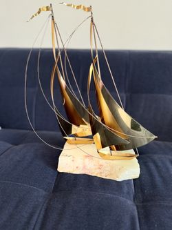 Unique Sailboats with Marble Base.
