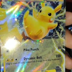 Pikachu Ex Pokemon /Collectable / Trading Card/ Comics