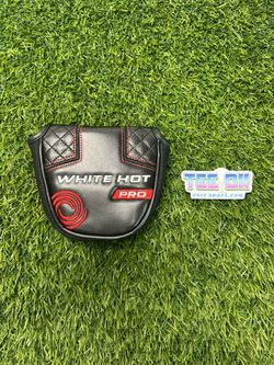 NEW Odyssey White Hot Pro Mallet Putter Head Cover Red Black