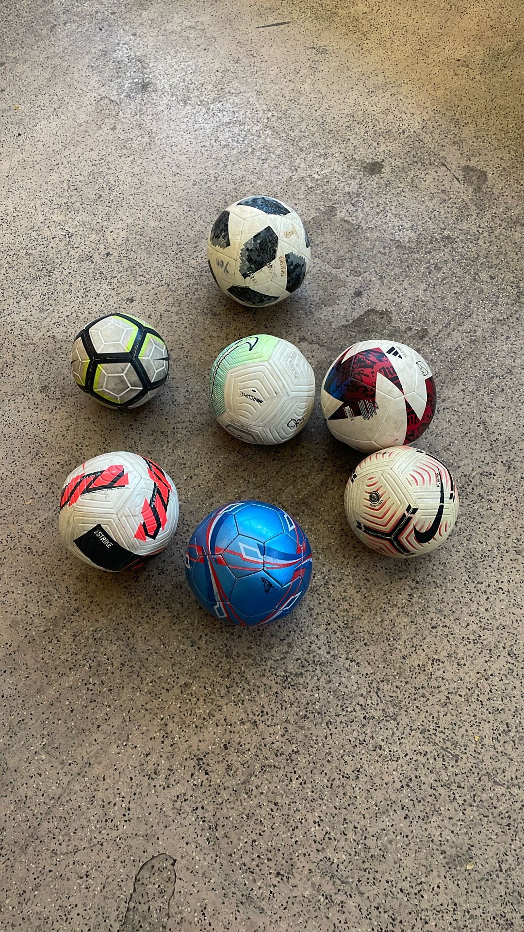 Nike and Adidas Soccer Balls (See Description)