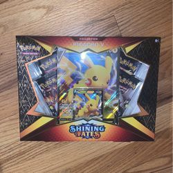 Pokemon TCG Shining Fates Pikachu V Collection ~ Brand New Factory Sealed Box  