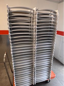 Resin chairs